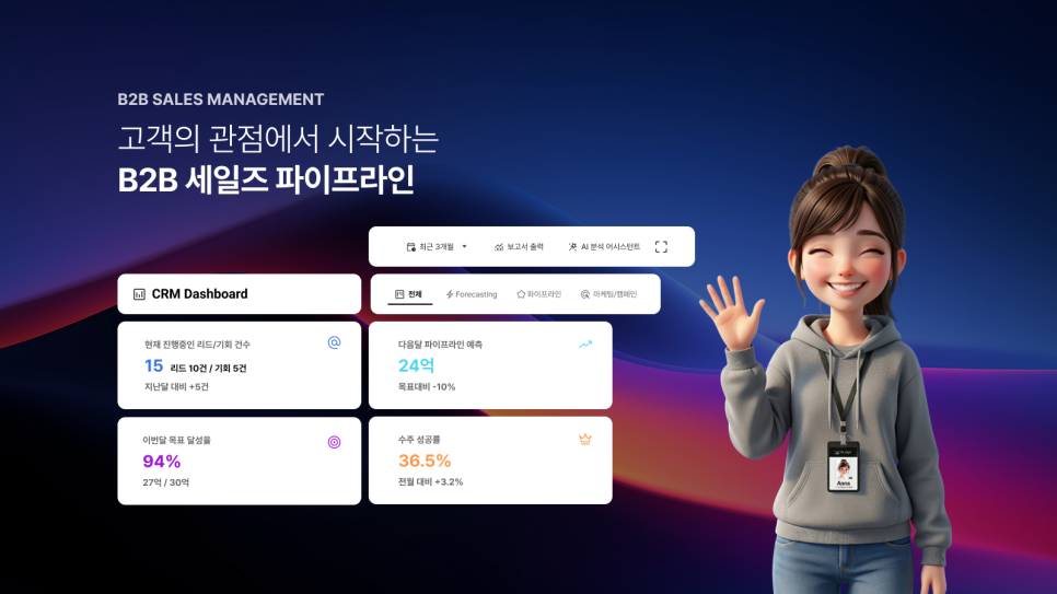 고객의 관점에서 시작하는 B2B 세일즈 파이프라인 - 서플라이 CRM